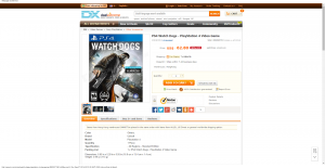 PS4 Watch Dogs - Playstation 4 Videospiel - Kostenloser Versand - DealExtreme